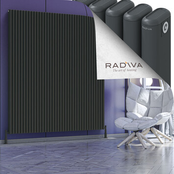 Radiva - Kotto Alüminyum Radyatör 1900x1706 Koyu Antrasit