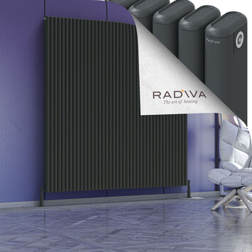 Radiva - Kotto Alüminyum Radyatör 1900x1841 Koyu Antrasit