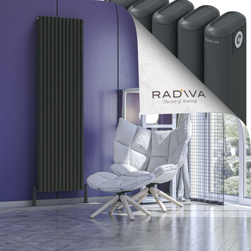 Radiva - Kotto Alüminyum Radyatör 1900x536 Koyu Antrasit