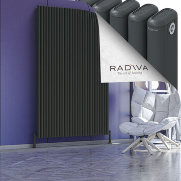 Radiva - Kotto Alüminyum Radyatör 2000x1256 Koyu Antrasit