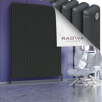 Radiva - Kotto Alüminyum Radyatör 2000x1526 Koyu Antrasit