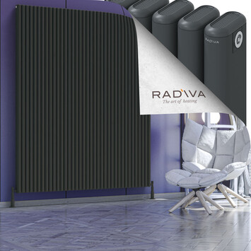 Radiva - Kotto Alüminyum Radyatör 2000x1661 Koyu Antrasit