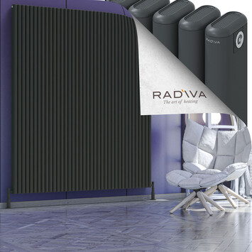 Radiva - Kotto Alüminyum Radyatör 2000x1706 Koyu Antrasit