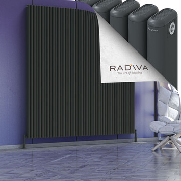 Radiva - Kotto Alüminyum Radyatör 2000x1931 Koyu Antrasit