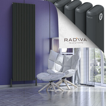 Radiva - Kotto Alüminyum Radyatör 2000x626 Koyu Antrasit