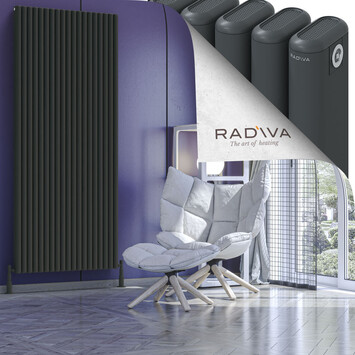 Radiva - Kotto Alüminyum Radyatör 2000x851 Koyu Antrasit