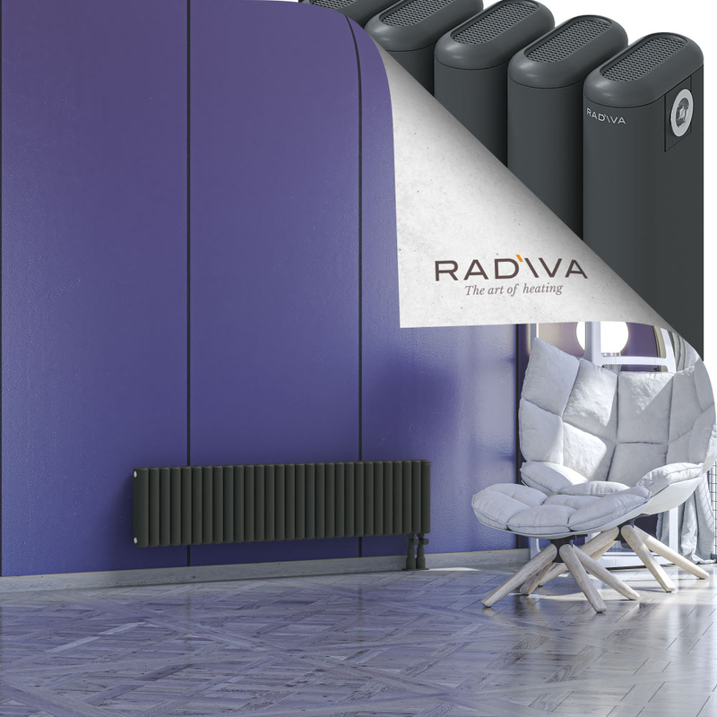 Kotto Alüminyum Radyatör 300x1301 Koyu Antrasit