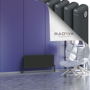 Radiva - Kotto Alüminyum Radyatör 400x1076 Koyu Antrasit