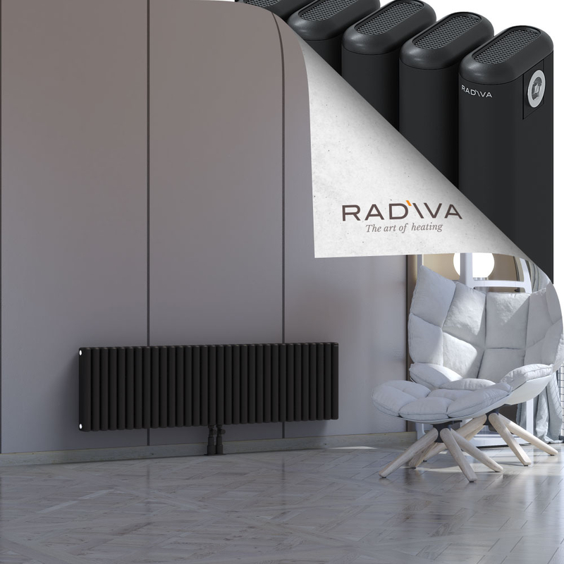 Kotto Alüminyum Radyatör 400x1436 Siyah
