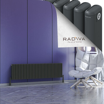 Radiva - Kotto Alüminyum Radyatör 400x1526 Koyu Antrasit