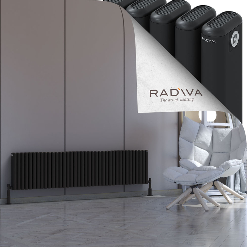 Kotto Alüminyum Radyatör 400x1706 Siyah