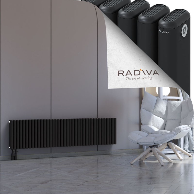 Kotto Alüminyum Radyatör 400x1706 Siyah