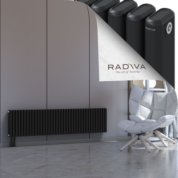 Kotto Alüminyum Radyatör 400x1706 Siyah - Thumbnail