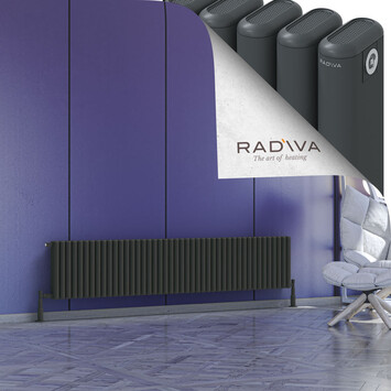 Radiva - Kotto Alüminyum Radyatör 400x2021 Koyu Antrasit