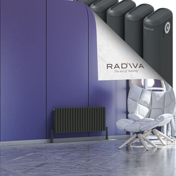 Radiva - Kotto Alüminyum Radyatör 400x941 Koyu Antrasit
