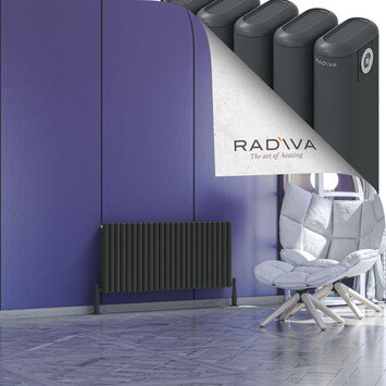 Radiva - Kotto Alüminyum Radyatör 500x1076 Koyu Antrasit