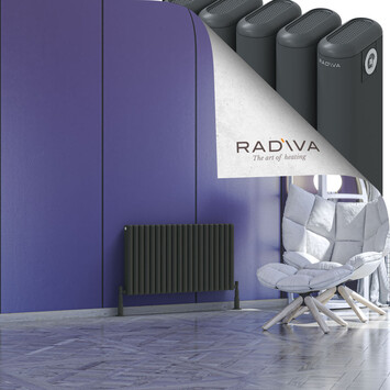 Radiva - Kotto Alüminyum Radyatör 500x896 Koyu Antrasit