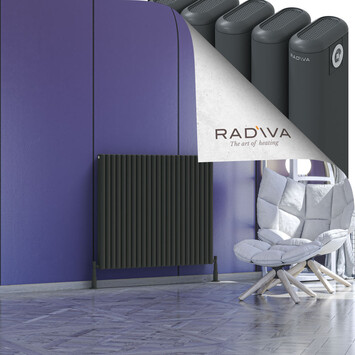 Radiva - Kotto Alüminyum Radyatör 900x1031 Koyu Antrasit