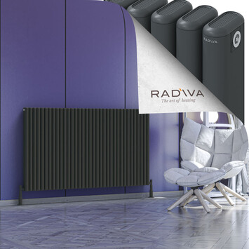 Radiva - Kotto Alüminyum Radyatör 900x1571 Koyu Antrasit