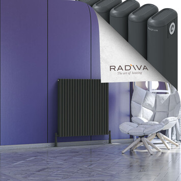 Radiva - Kotto Alüminyum Radyatör 900x896 Koyu Antrasit