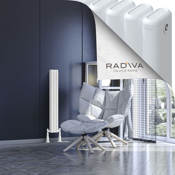 Radiva - Kotto Radiateur En Aluminium 1000x131 Blanc