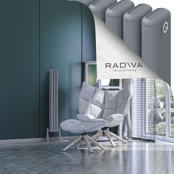 Radiva - Kotto Radiateur En Aluminium 1000x131 Gris