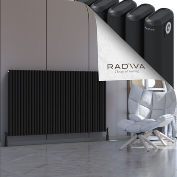 Radiva - Kotto Radiateur En Aluminium 1000x1706 Noir