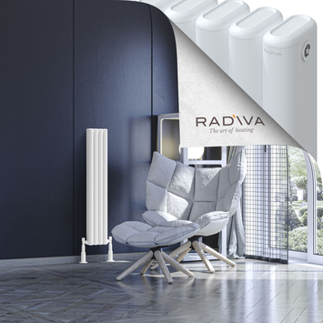Radiva - Kotto Radiateur En Aluminium 1000x176 Blanc