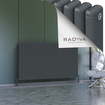 Radiva - Kotto Radiateur En Aluminium 1000x1841 Anthracite