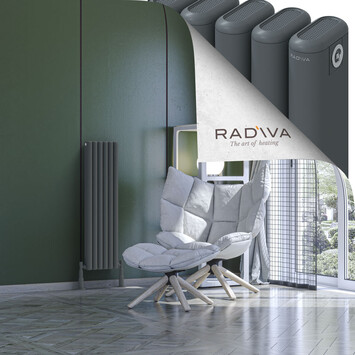 Radiva - Kotto Radiateur En Aluminium 1000x266 Anthracite