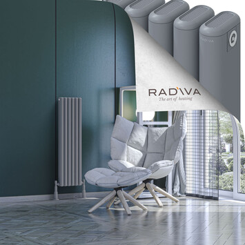 Radiva - Kotto Radiateur En Aluminium 1000x266 Gris