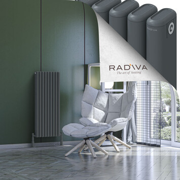 Radiva - Kotto Radiateur En Aluminium 1000x401 Anthracite