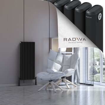 Radiva - Kotto Radiateur En Aluminium 1000x401 Noir