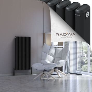 Radiva - Kotto Radiateur En Aluminium 1000x491 Noir