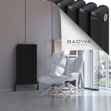 Radiva - Kotto Radiateur En Aluminium 1000x536 Noir