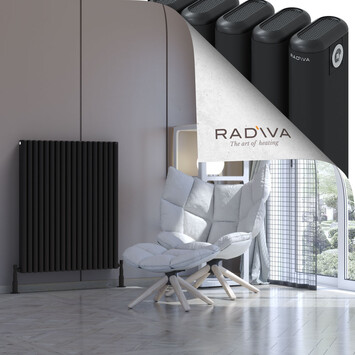 Radiva - Kotto Radiateur En Aluminium 1000x806 Noir