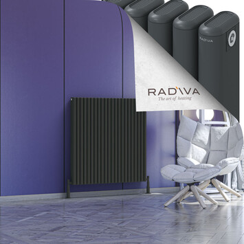Radiva - Kotto Radiateur En Aluminium 1000x986 Anthracite Foncé
