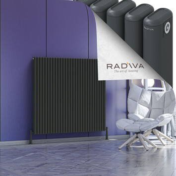 Radiva - Kotto Radiateur En Aluminium 1200x1301 Anthracite Foncé