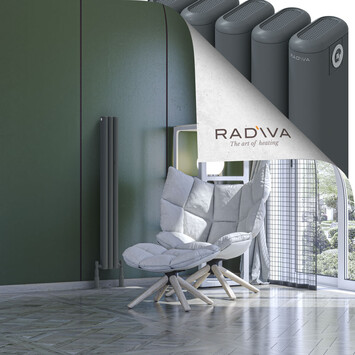 Radiva - Kotto Radiateur En Aluminium 1200x131 Anthracite