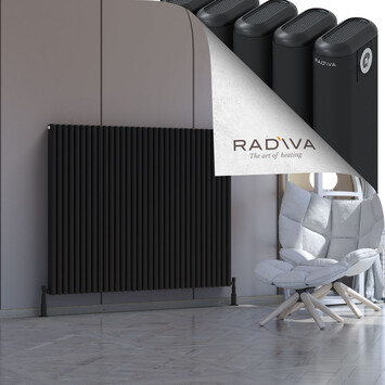 Radiva - Kotto Radiateur En Aluminium 1200x1481 Noir