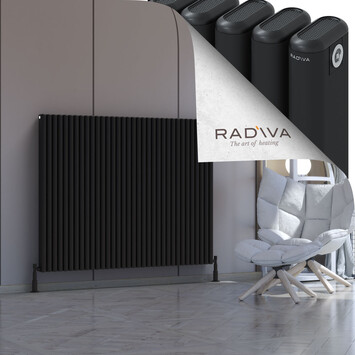 Radiva - Kotto Radiateur En Aluminium 1200x1526 Noir