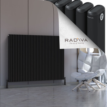 Radiva - Kotto Radiateur En Aluminium 1200x1616 Noir