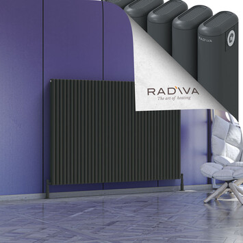 Radiva - Kotto Radiateur En Aluminium 1200x1751 Anthracite Foncé