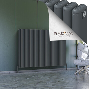 Radiva - Kotto Radiateur En Aluminium 1200x1751 Anthracite
