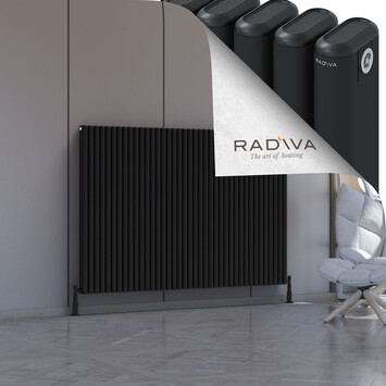 Radiva - Kotto Radiateur En Aluminium 1200x1751 Noir