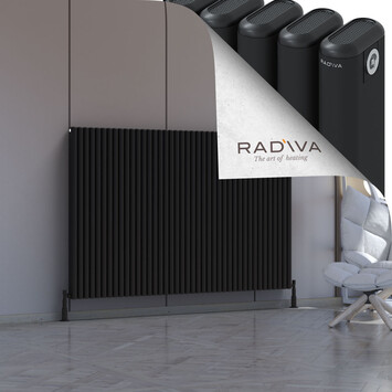 Radiva - Kotto Radiateur En Aluminium 1200x1841 Noir