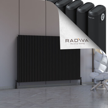Radiva - Kotto Radiateur En Aluminium 1200x1886 Noir