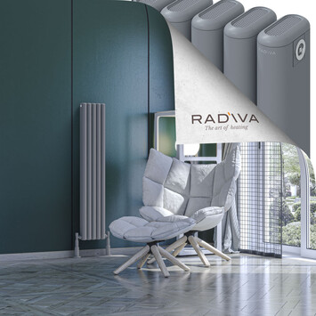 Radiva - Kotto Radiateur En Aluminium 1200x221 Gris