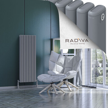 Radiva - Kotto Radiateur En Aluminium 1200x446 Gris
