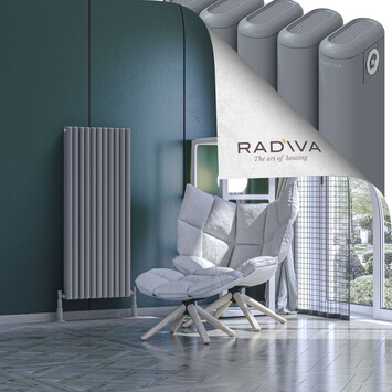 Radiva - Kotto Radiateur En Aluminium 1200x491 Gris